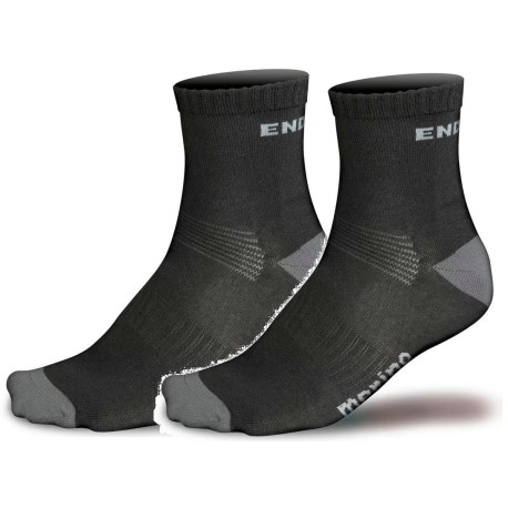 Calcetines Endura BaaBaa Merino Socks negro (2 unidades)